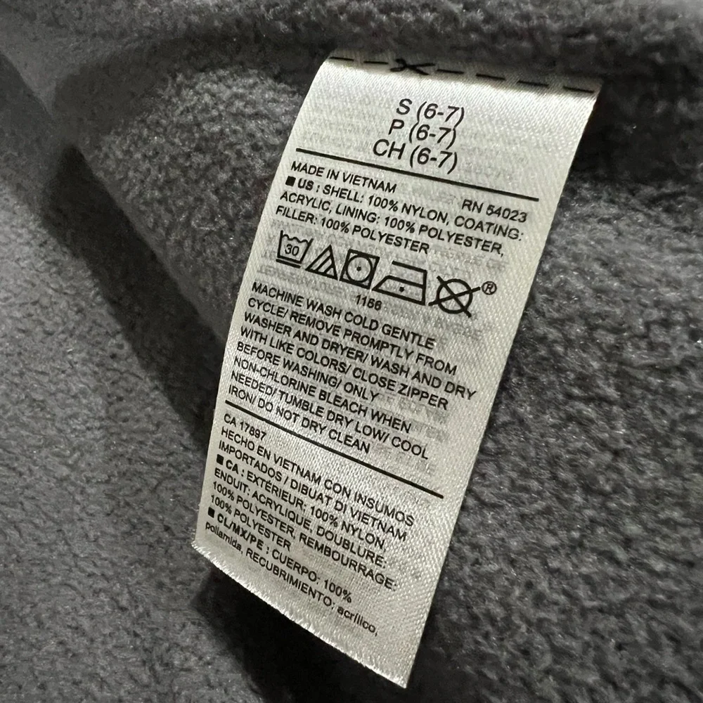 Old Navy Charcoal Puffer Vest